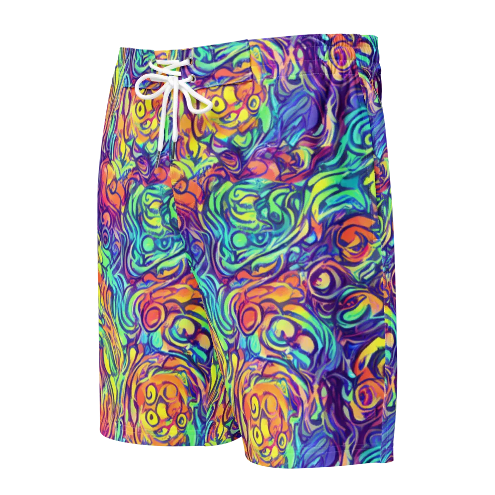 Citrus Voltage on Men's Board Shorts — Front