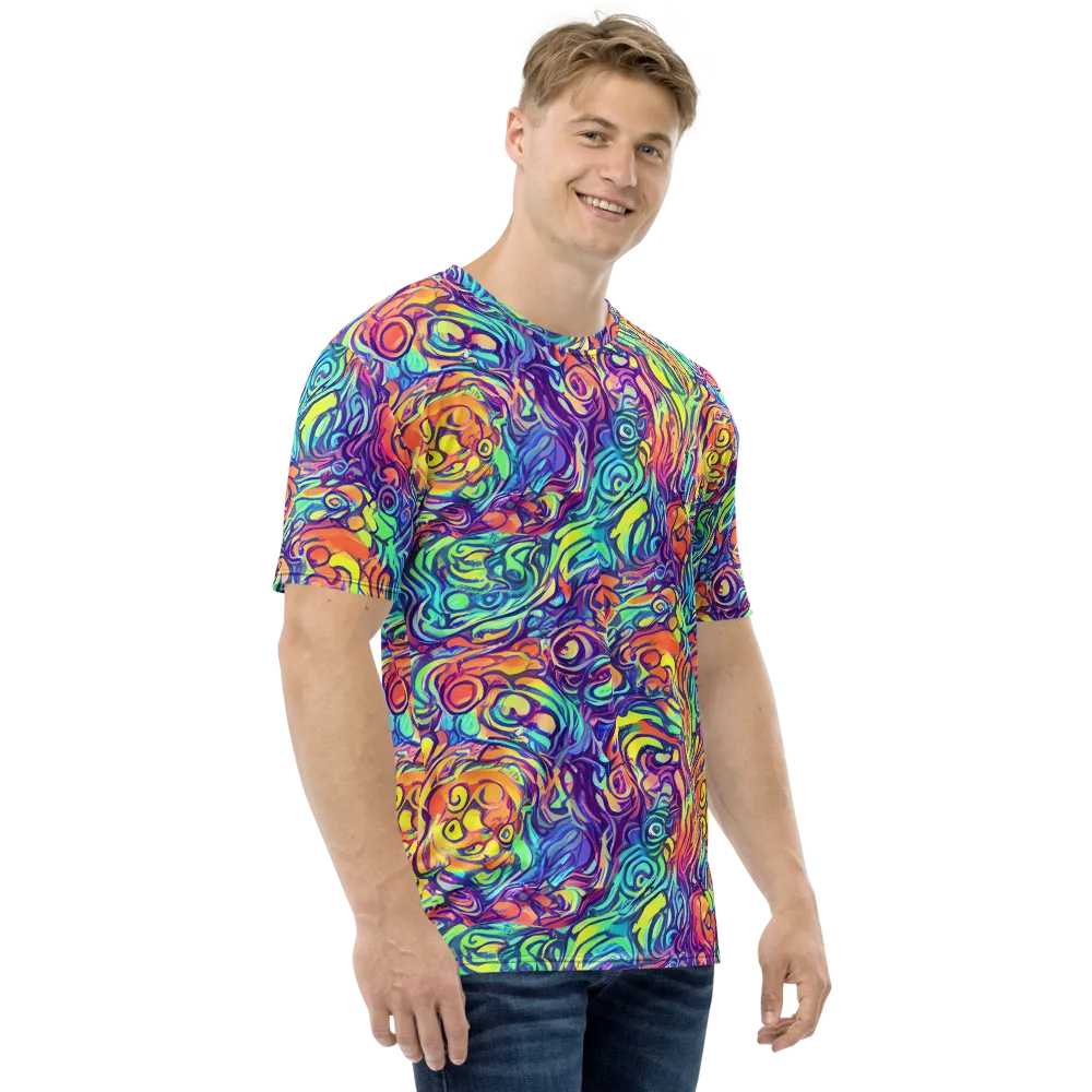 Citrus Voltage on Men's Crew Neck T-Shirt — Right