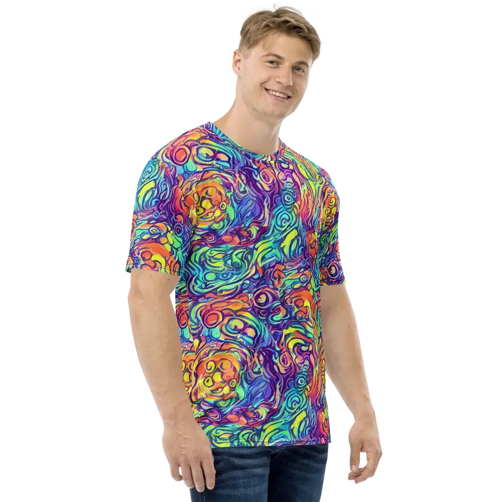 Citrus Voltage on Men's Crew Neck T-Shirt — Right