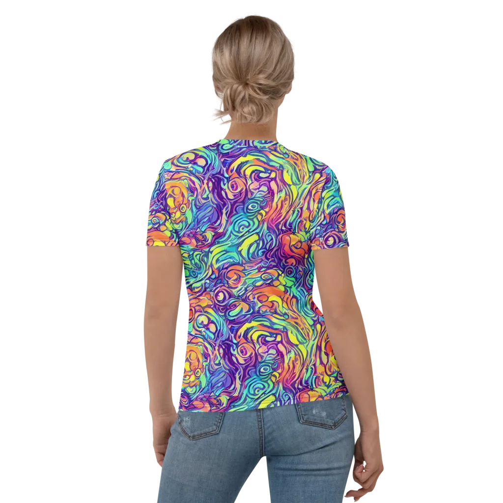Citrus Voltage on Women's Crew Neck T-Shirt — Back