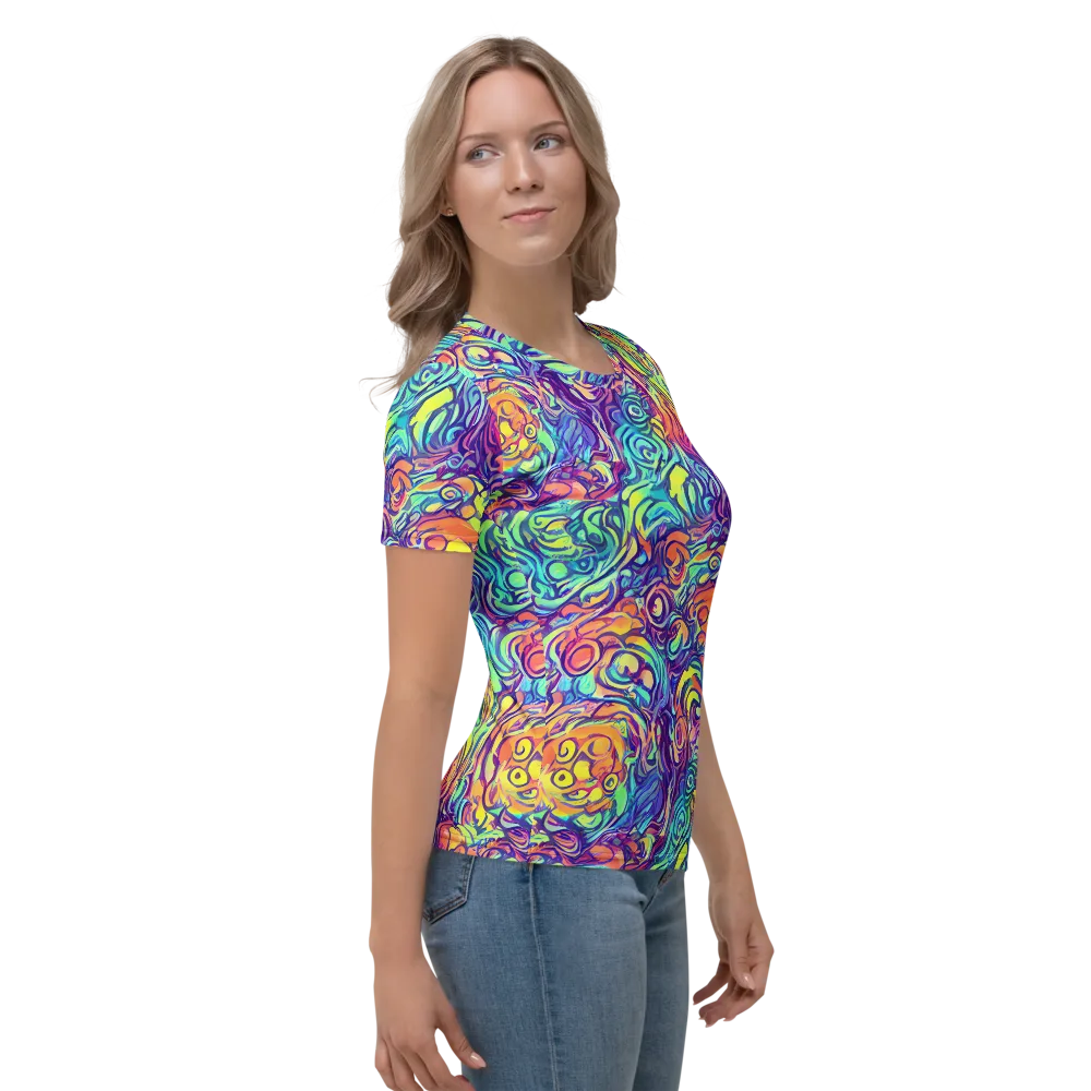 Citrus Voltage on Women's Crew Neck T-Shirt — Right