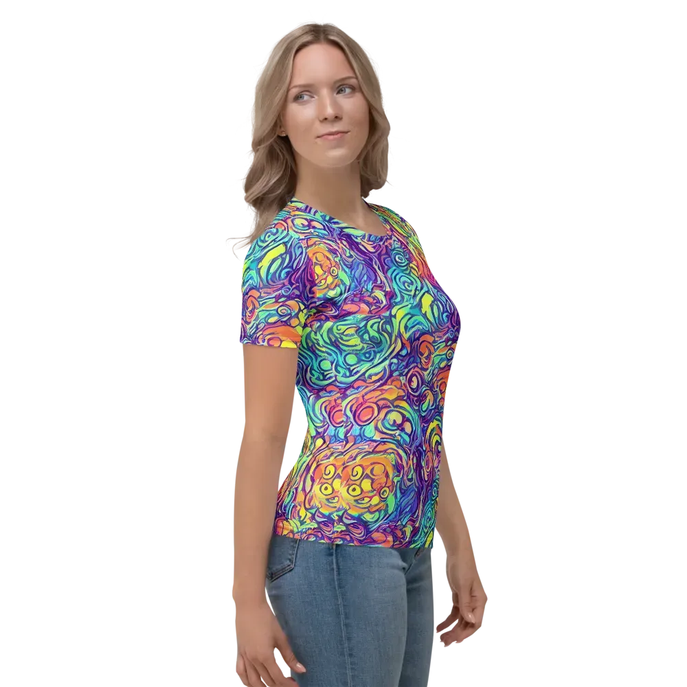 Citrus Voltage on Women's Crew Neck T-Shirt — Right