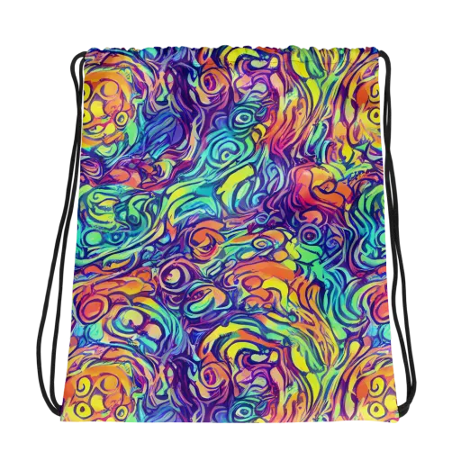 Citrus Voltage on a Drawstring Bag