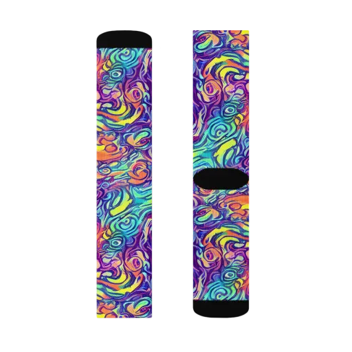 Citrus Voltage on a Socks