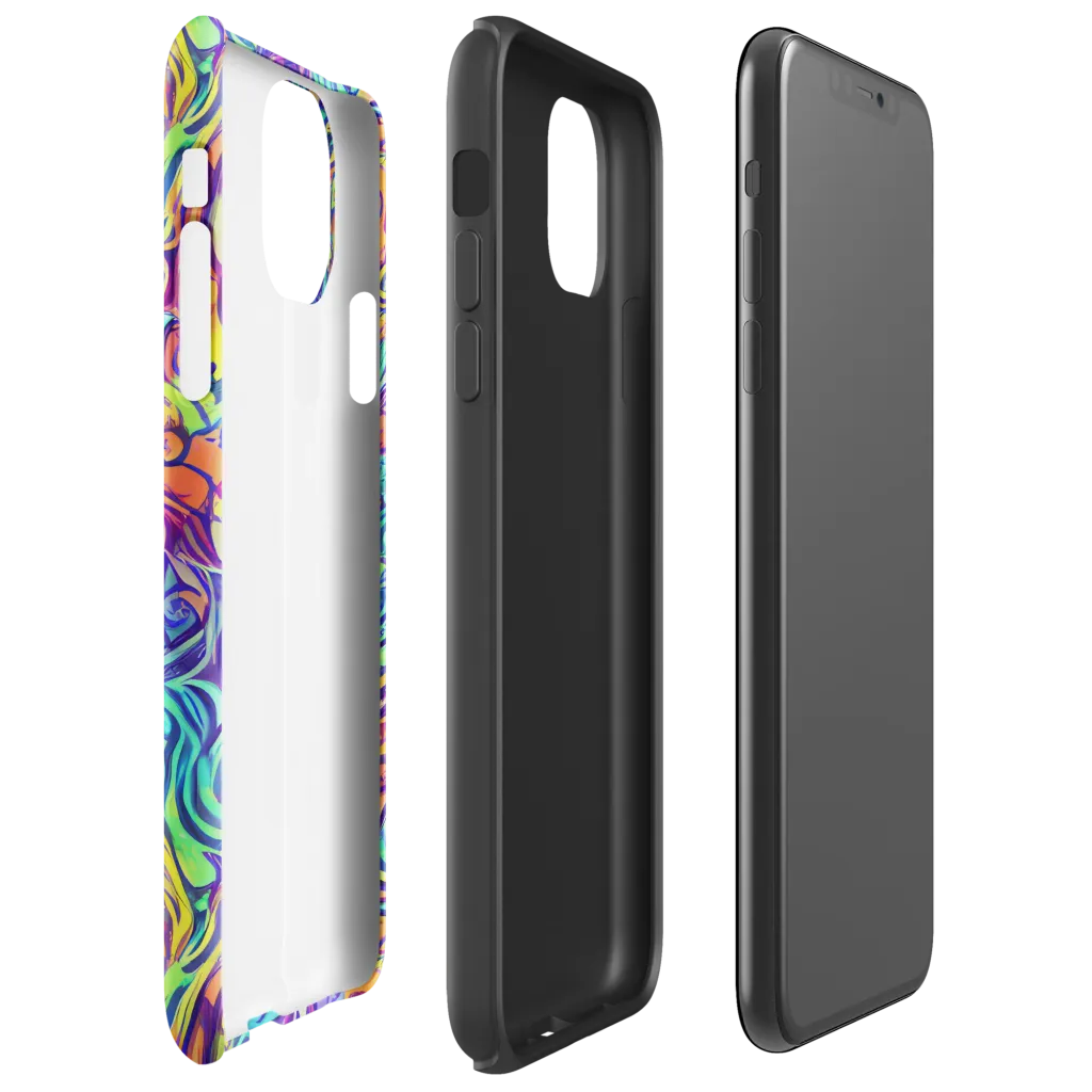 Citrus Voltage on Tough Case for iPhone® — Right
