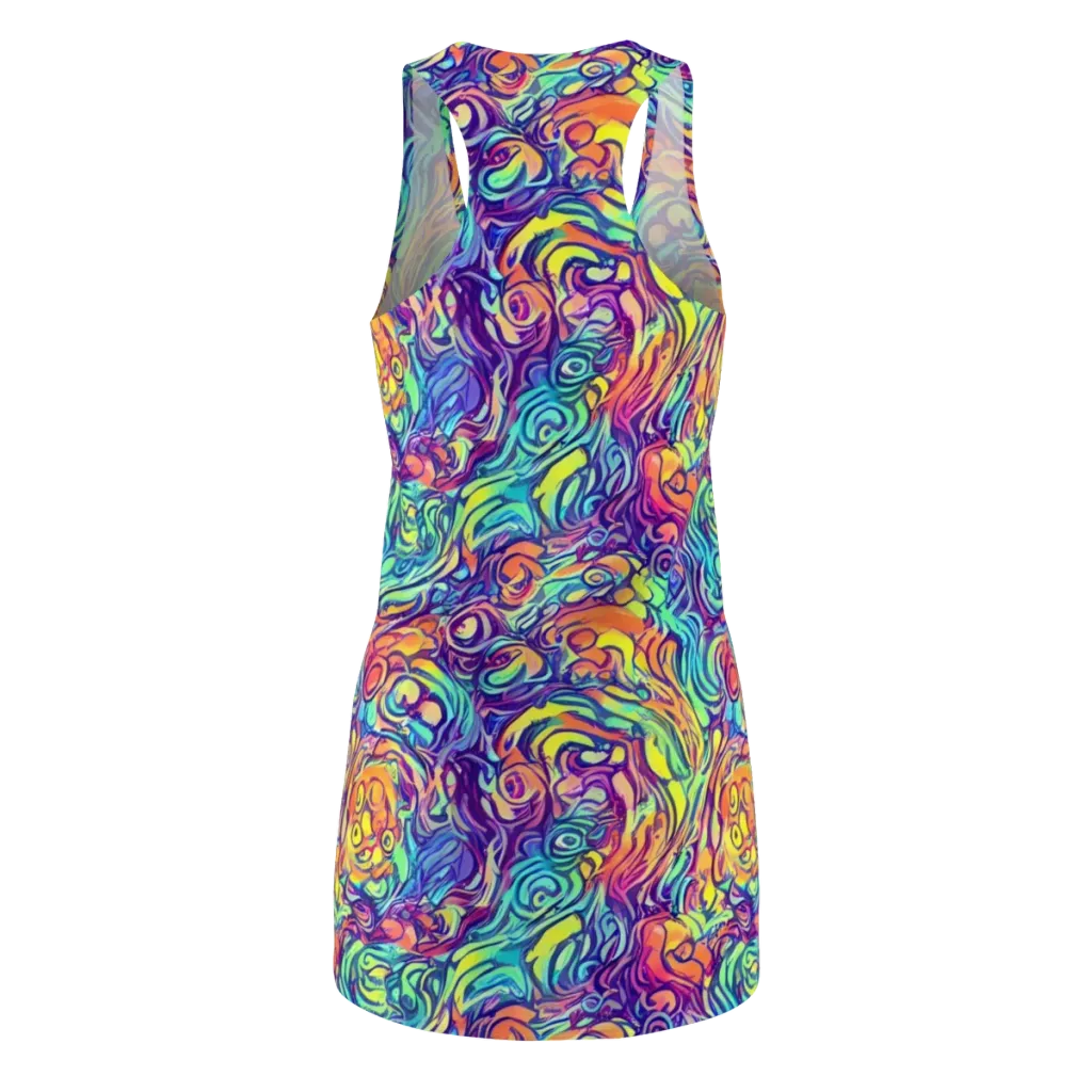 Citrus Voltage on Racerback Dress — Back