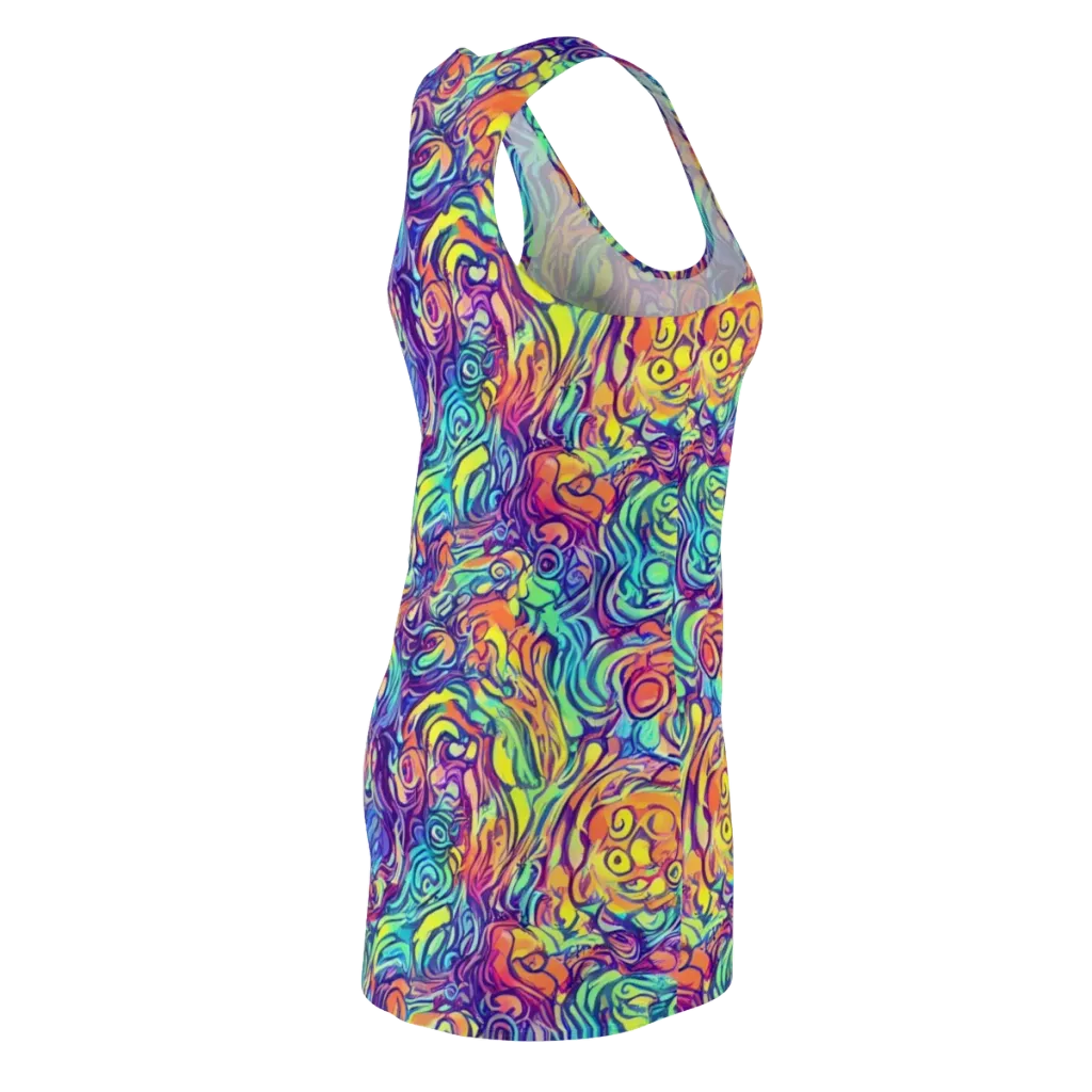 Citrus Voltage on Racerback Dress — Back Side