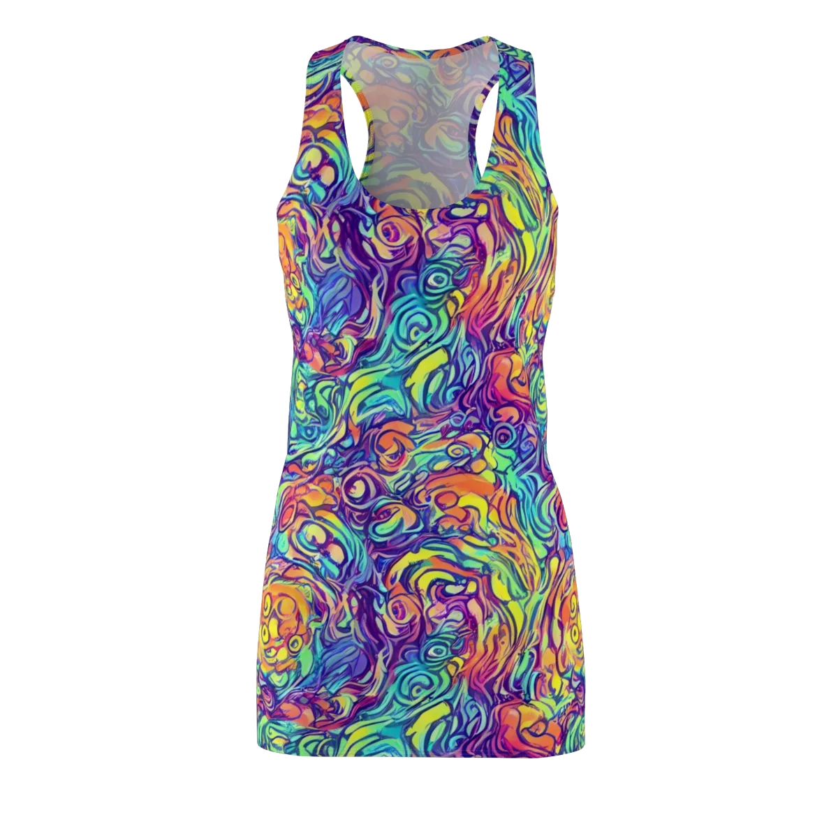 Citrus Voltage on Racerback Dress — Front