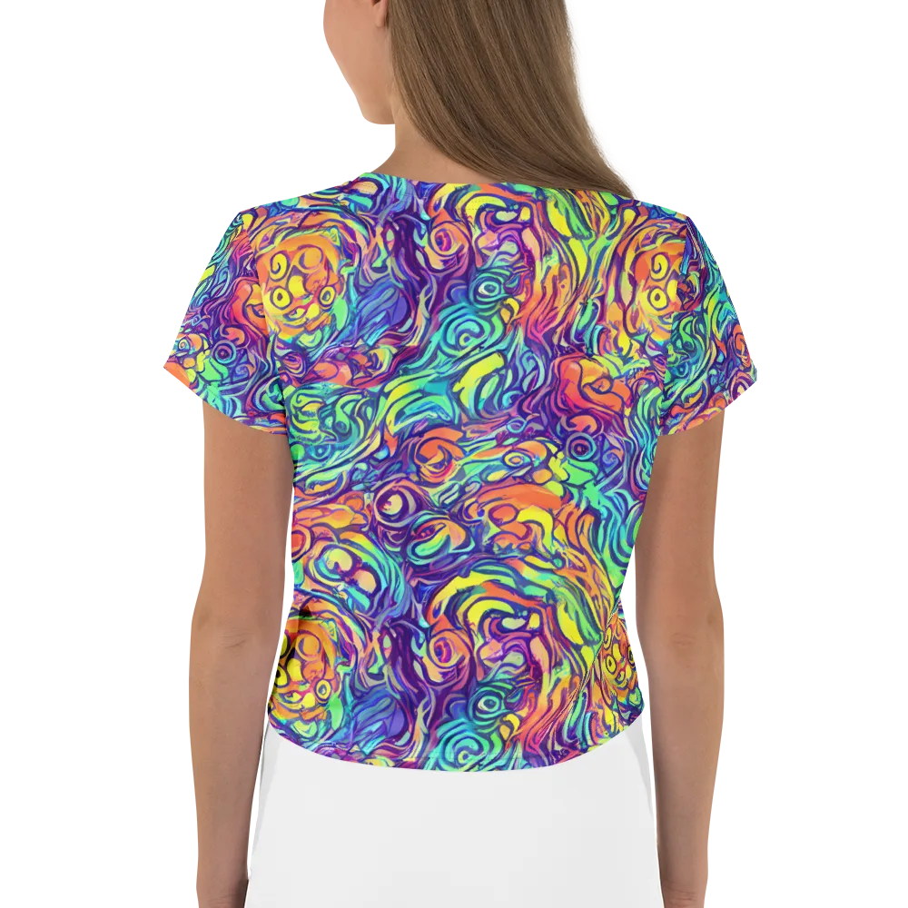 Citrus Voltage on Crop Tee — Back