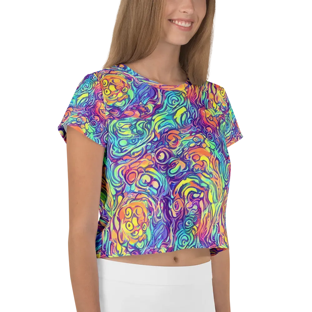Citrus Voltage on Crop Tee — Right
