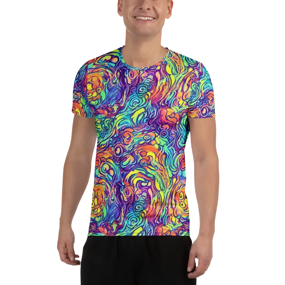 Citrus Voltage on Men's Athletic T-Shirt — Front