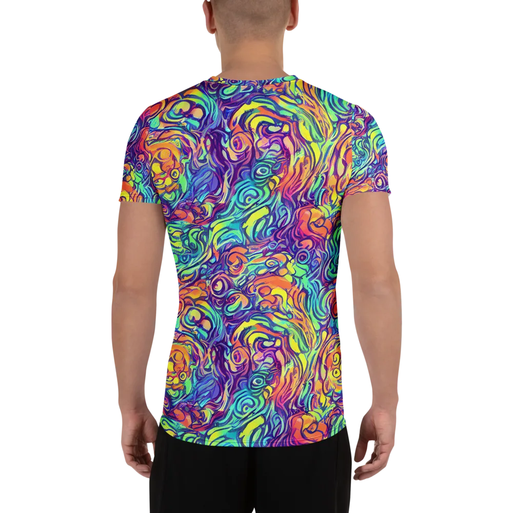 Citrus Voltage on Men's Athletic T-Shirt — Back
