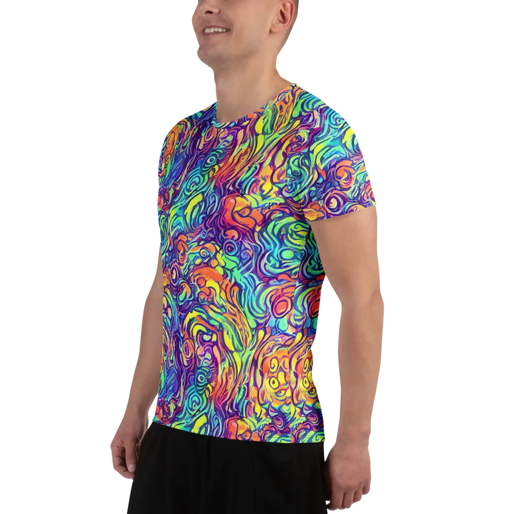 Citrus Voltage on Men's Athletic T-Shirt — Left