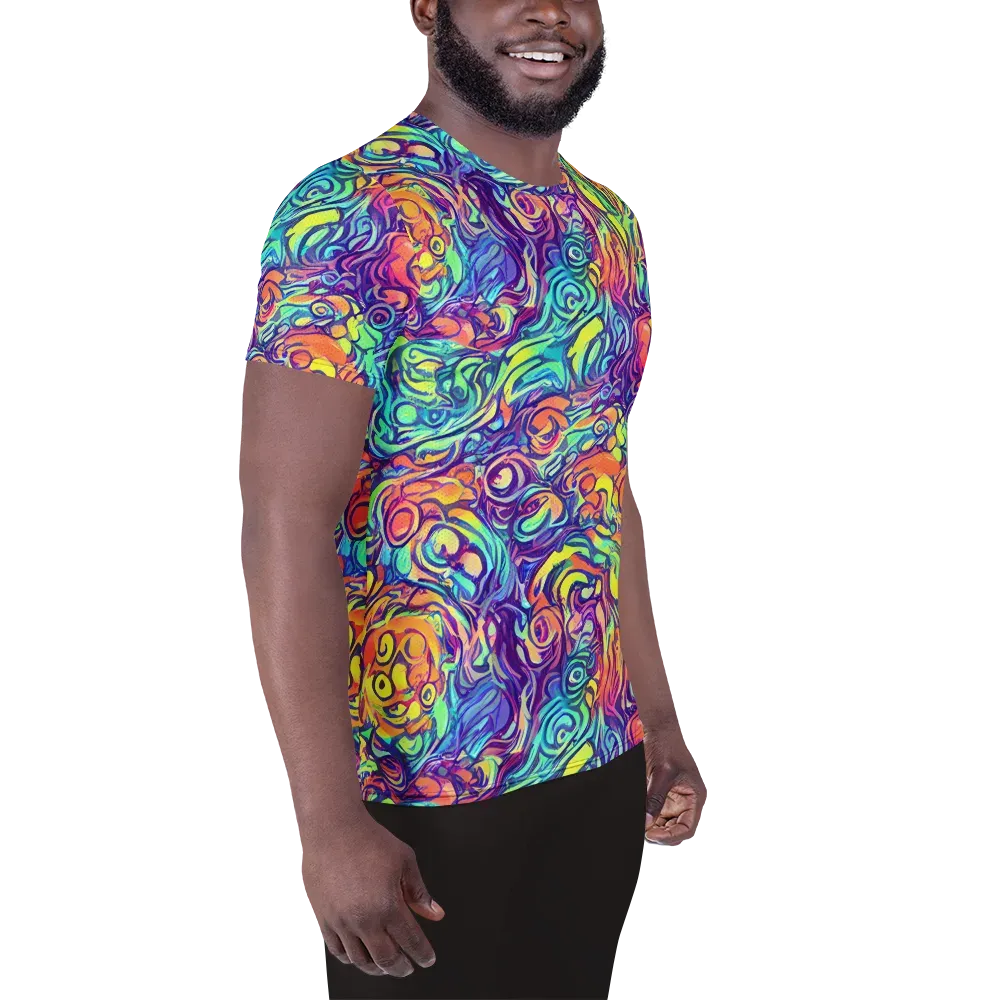 Citrus Voltage on Men's Athletic T-Shirt — Right