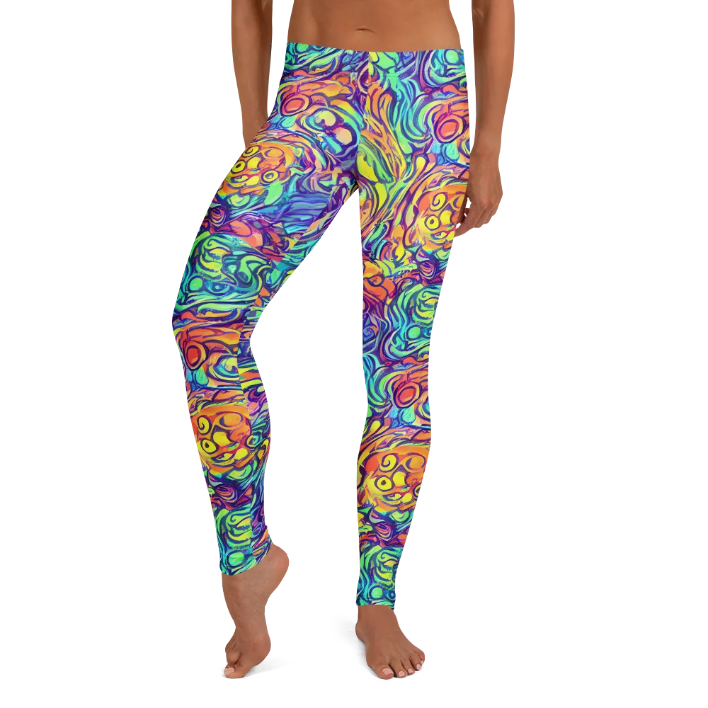 Citrus Voltage on Leggings — Front