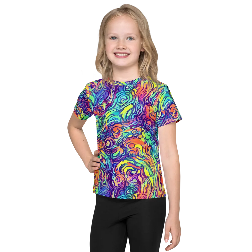 Citrus Voltage on Kids Crew Neck T-Shirt — Front
