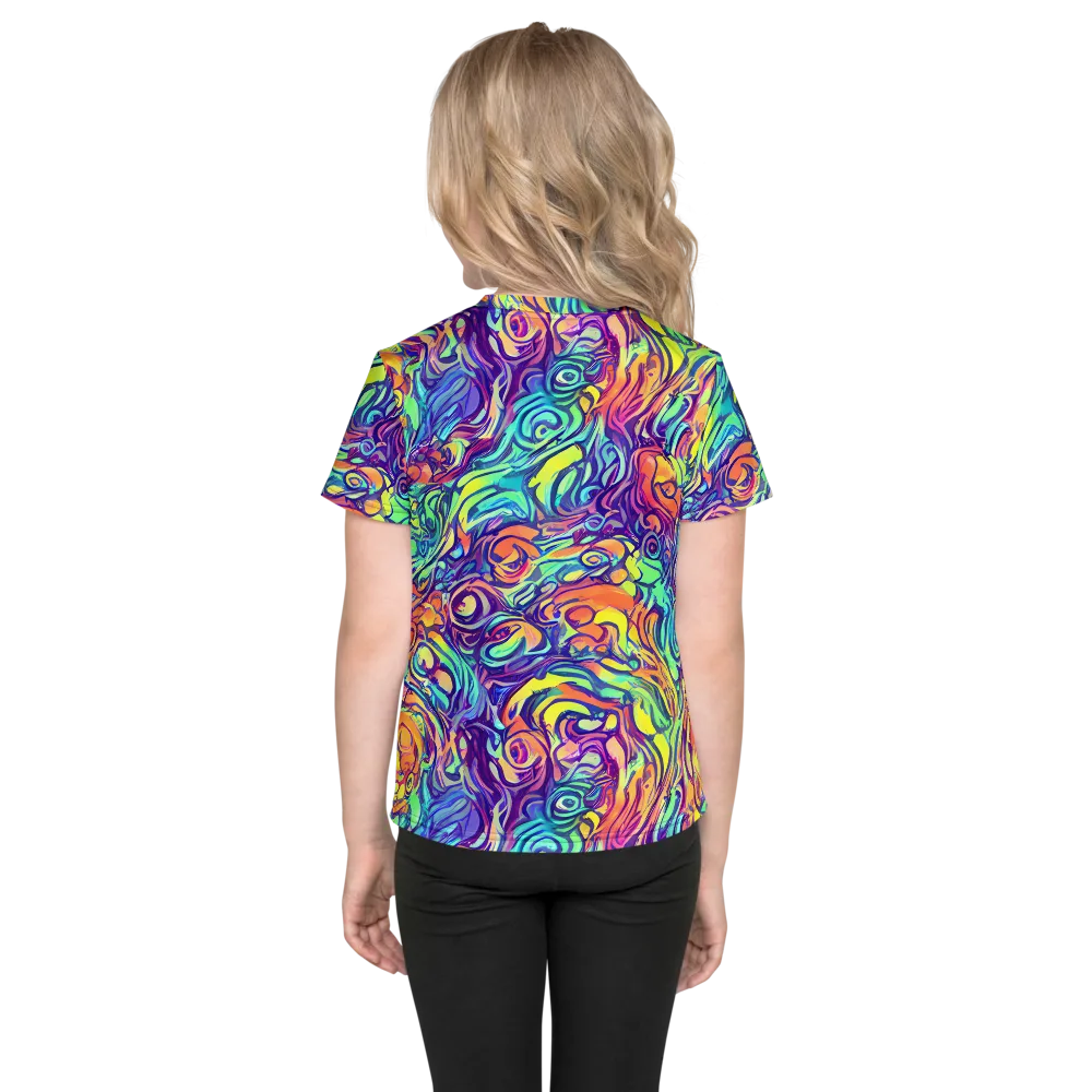 Citrus Voltage on Kids Crew Neck T-Shirt — Back
