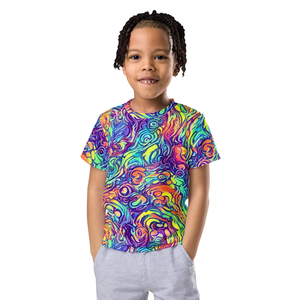 Citrus Voltage on Kids Crew Neck T-Shirt — Front