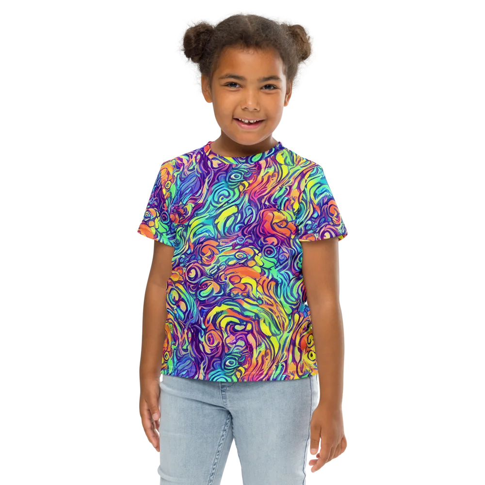 Citrus Voltage on Kids Crew Neck T-Shirt — Front