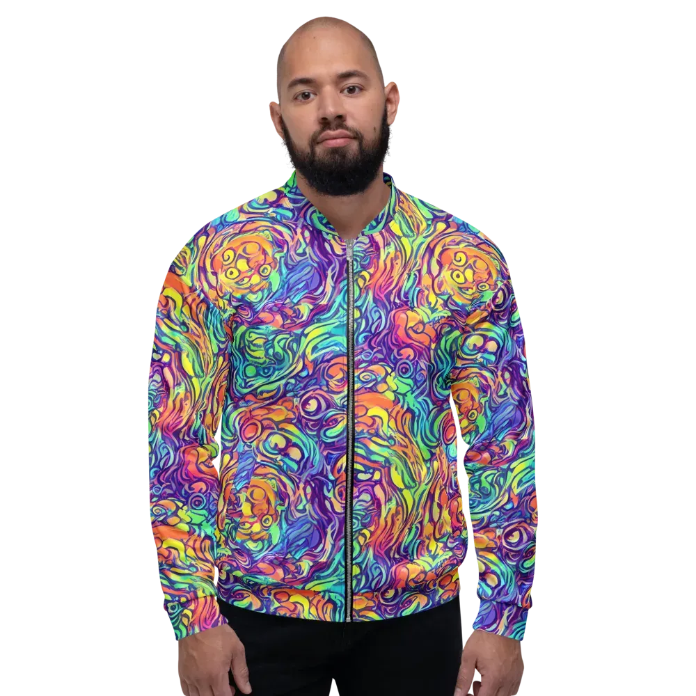Citrus Voltage on Bomber Jacket — Front