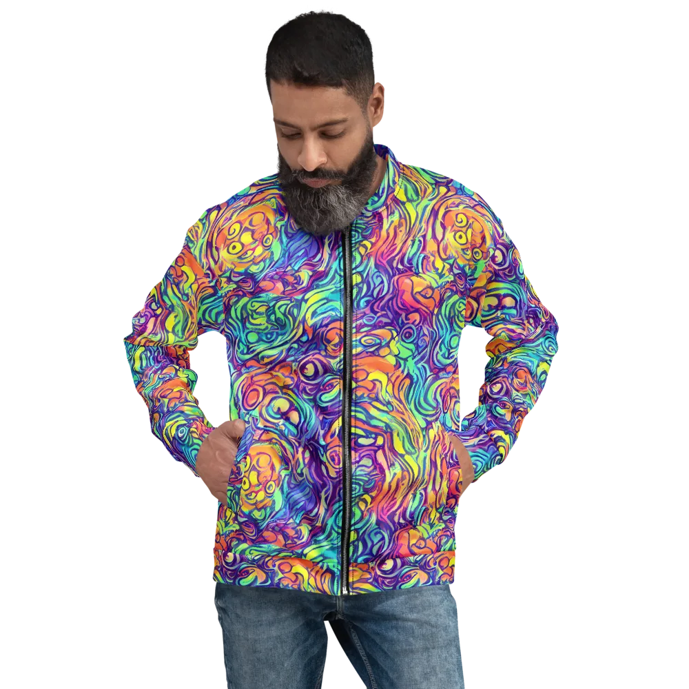 Citrus Voltage on Bomber Jacket — Front