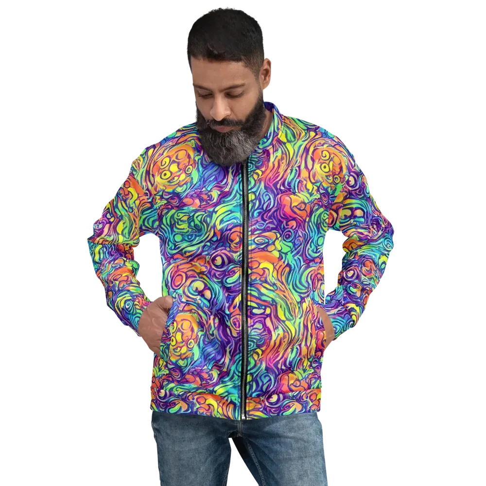 Citrus Voltage on Bomber Jacket — Front