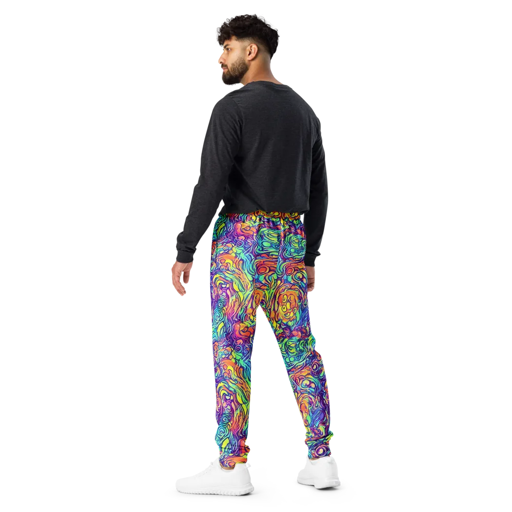Citrus Voltage on Men's Joggers — Back