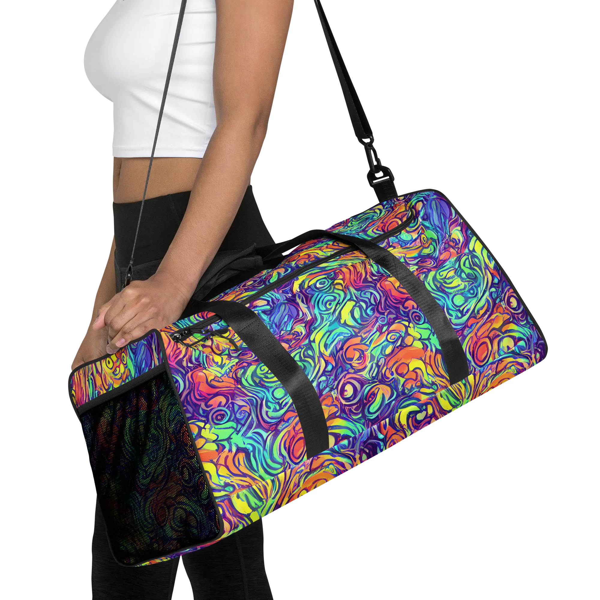 Citrus Voltage on Duffle Bag — Front
