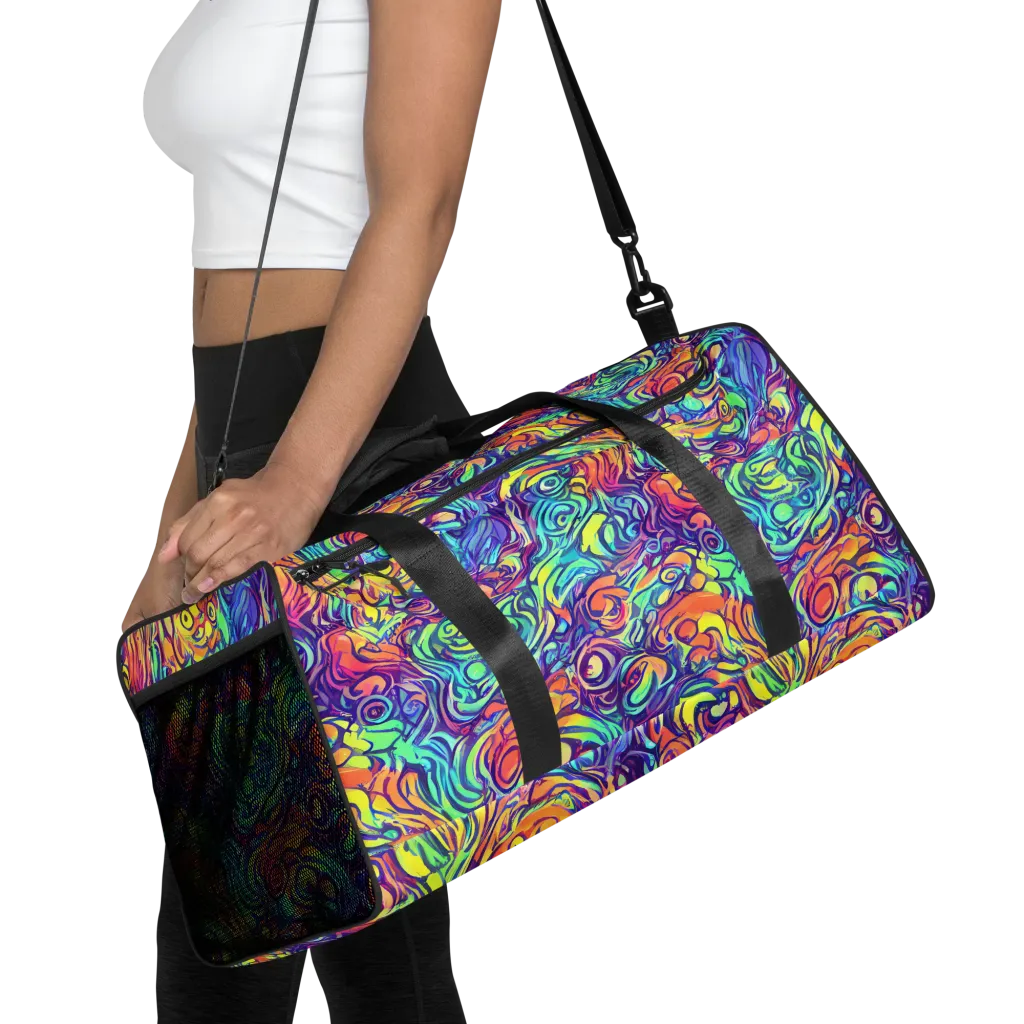 Citrus Voltage on Duffle Bag — Front