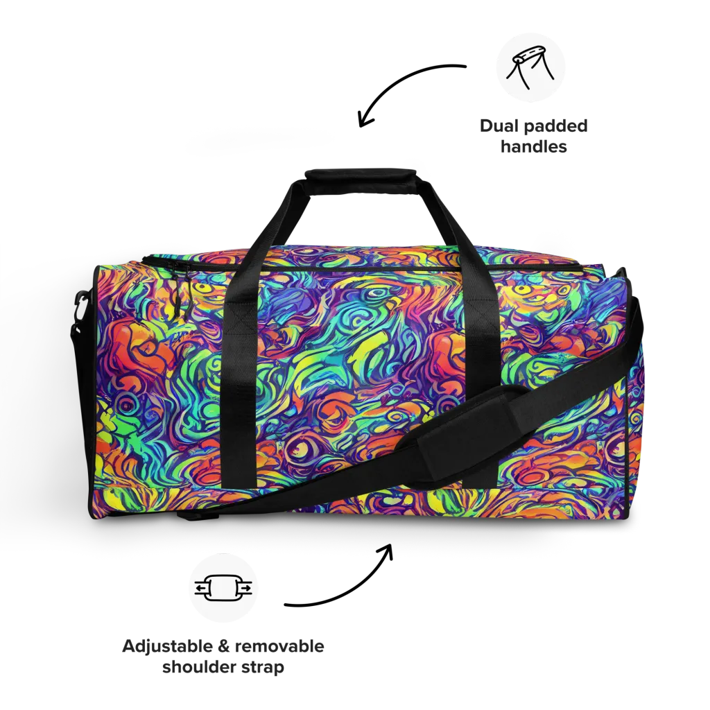 Citrus Voltage on Duffle Bag — Front