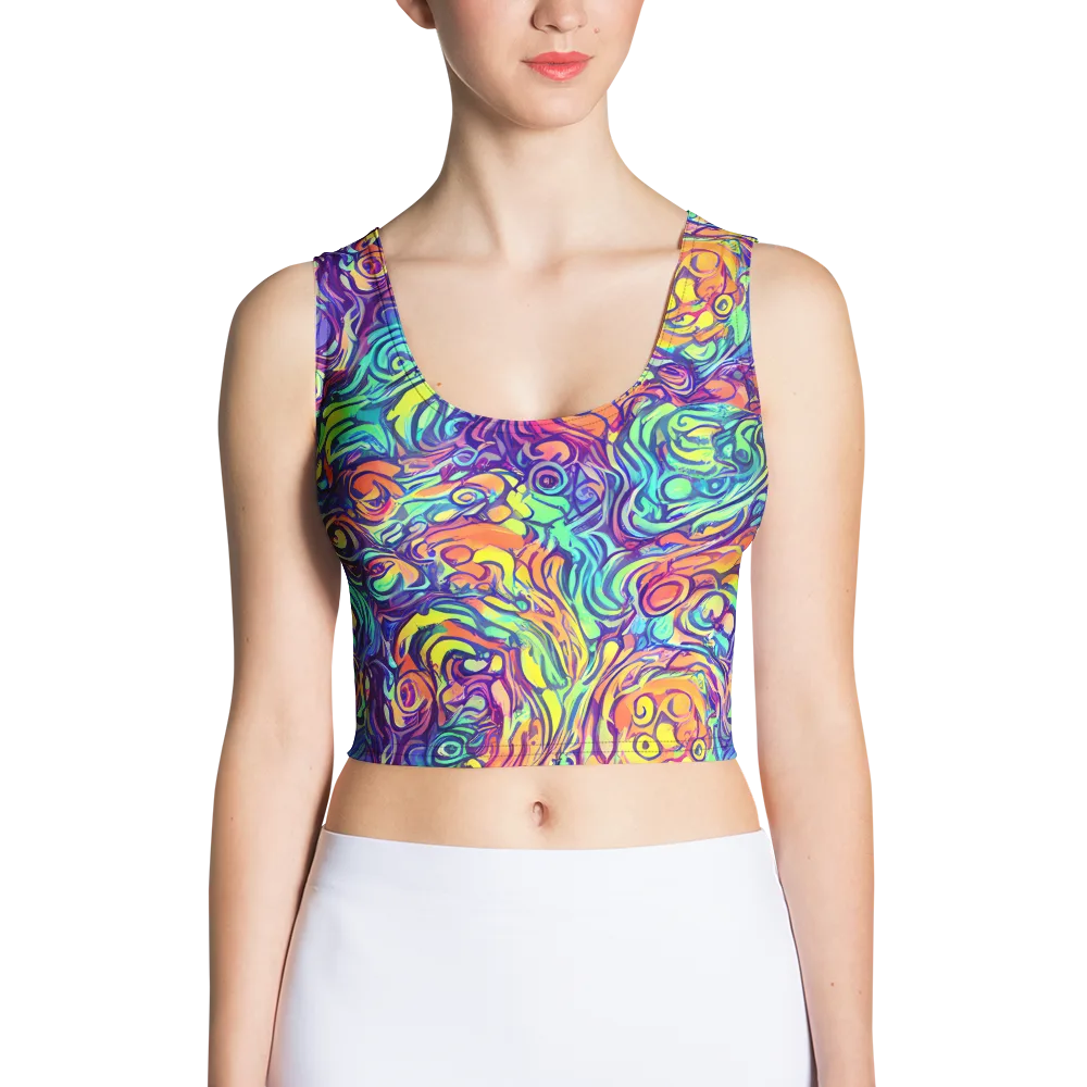 Citrus Voltage on Crop Top — Front