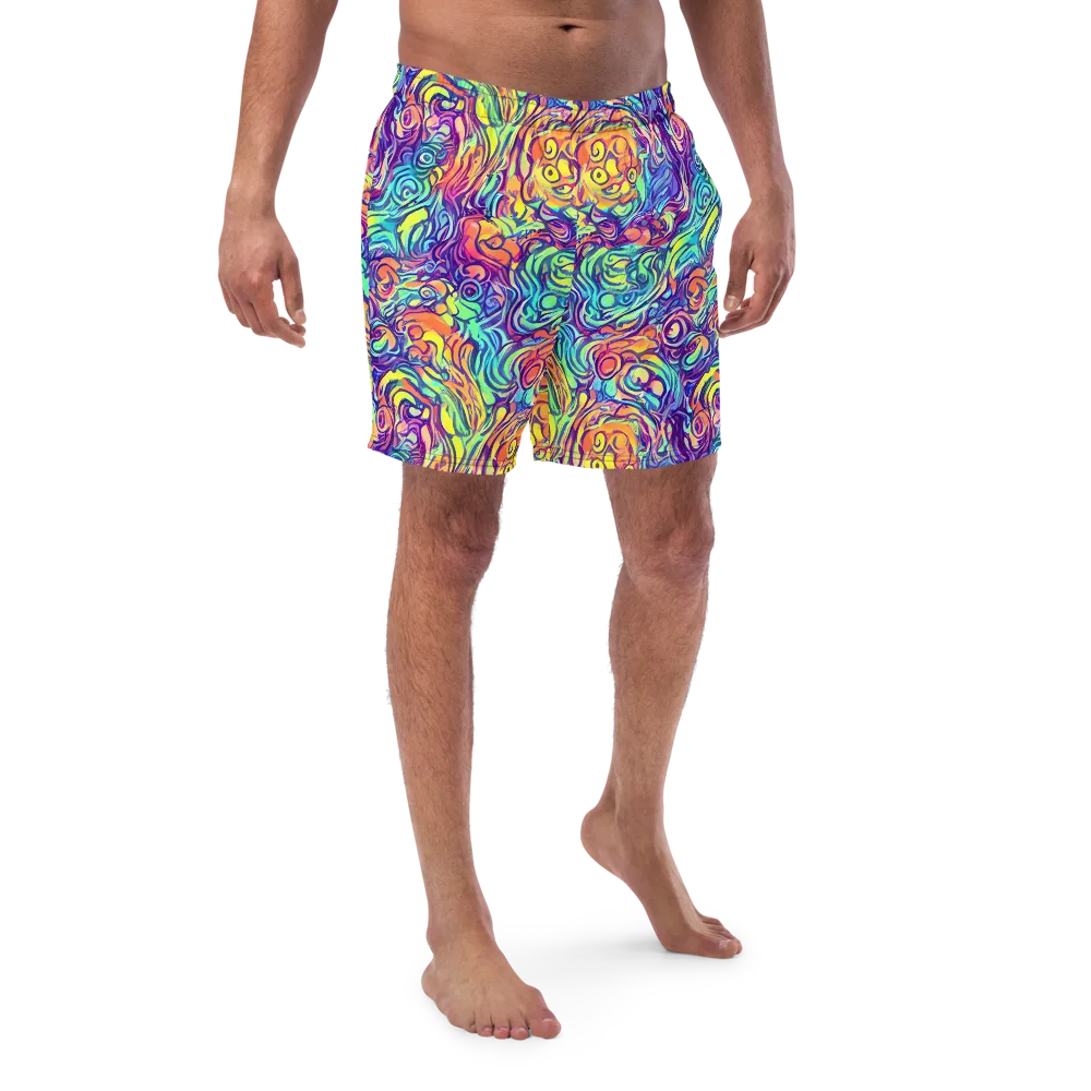 Citrus Voltage on Swim Trunks — Front