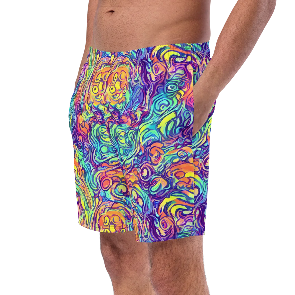 Citrus Voltage on Swim Trunks — Left Front