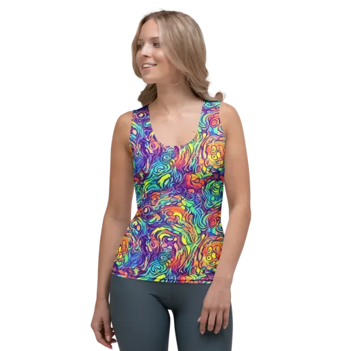 Citrus Voltage on a Women's Tank Top