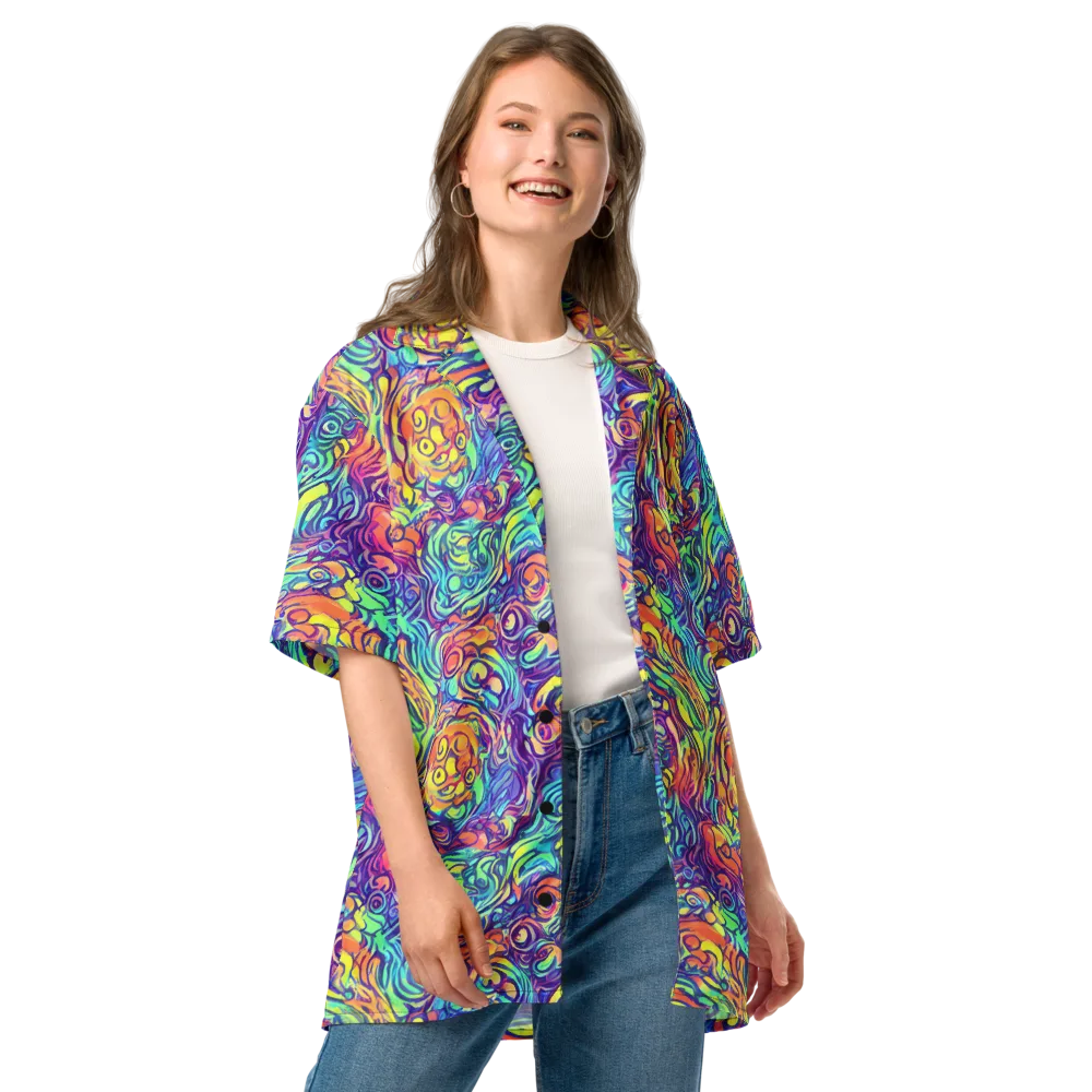 Citrus Voltage on Button Shirt — Front