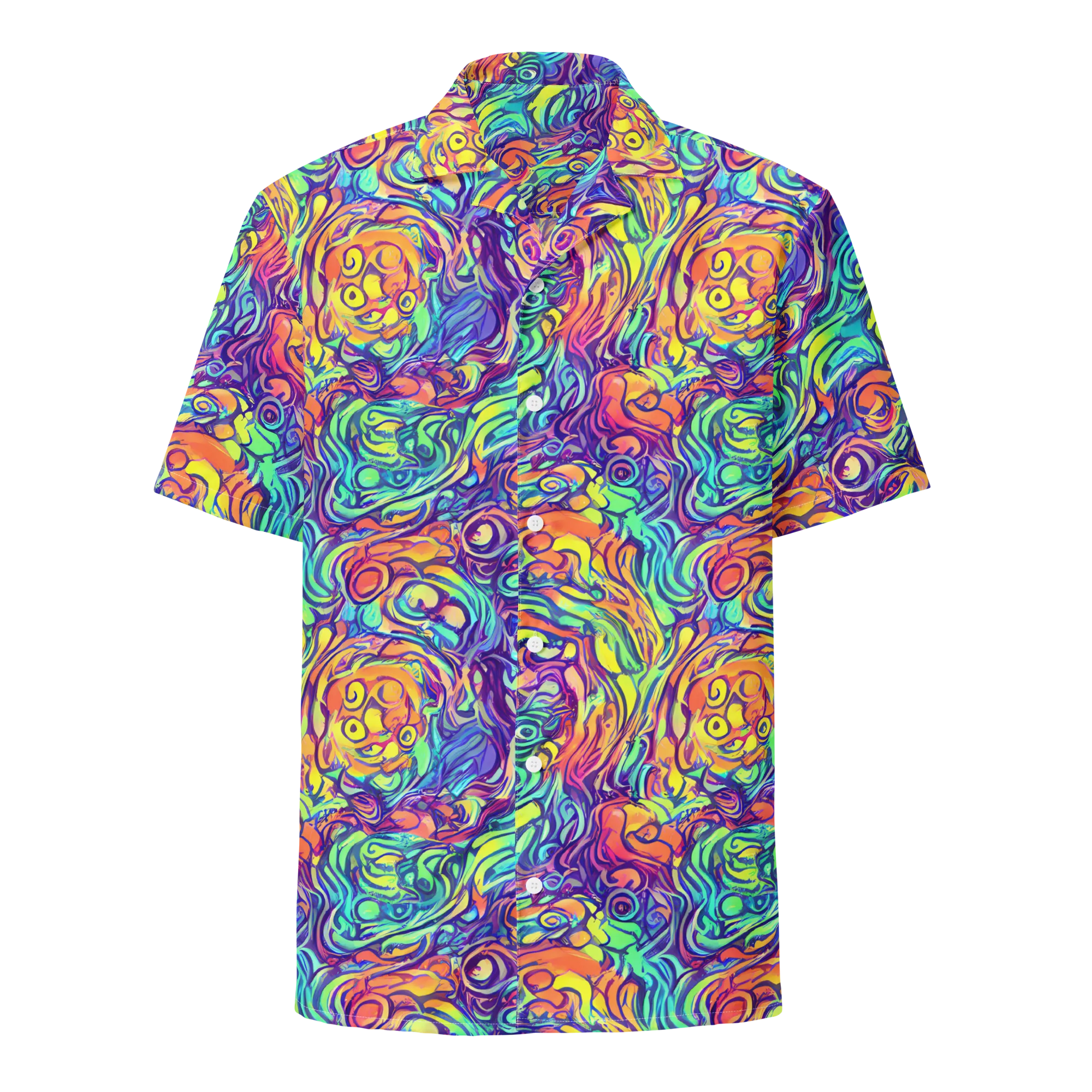 Citrus Voltage on Button Shirt — Front