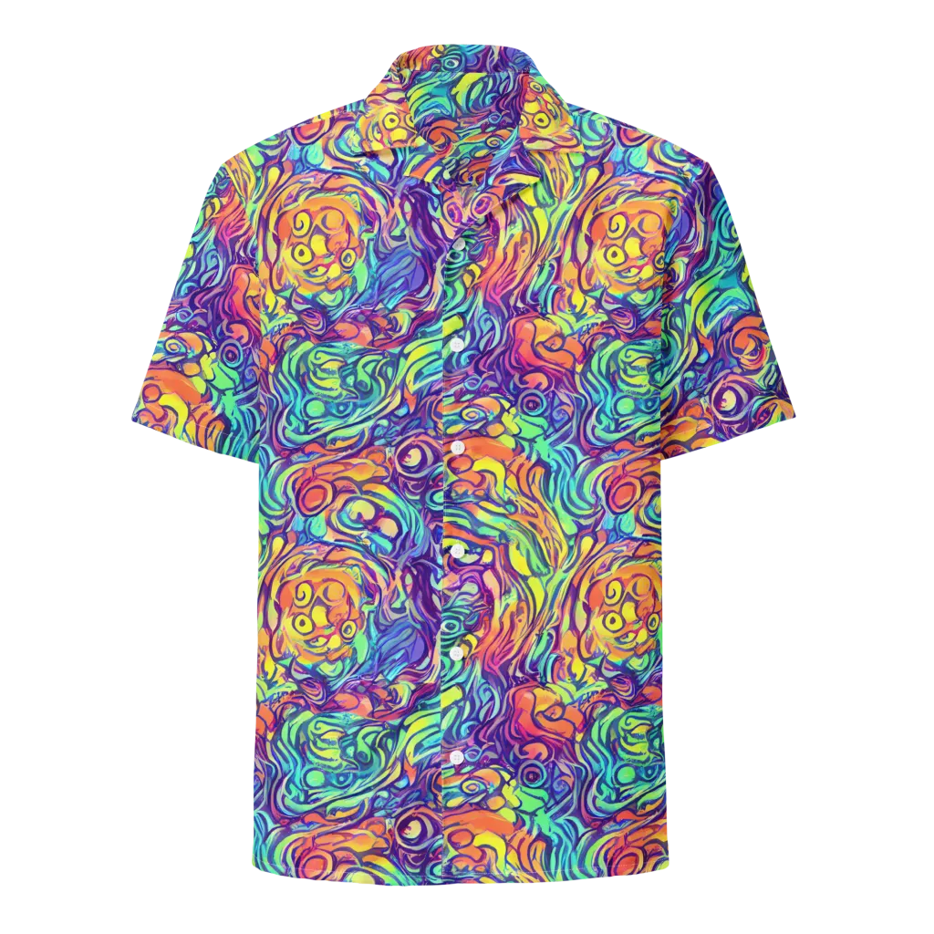 Citrus Voltage on Button Shirt — Front