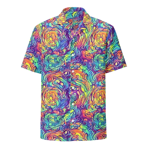 Citrus Voltage on a Button Shirt