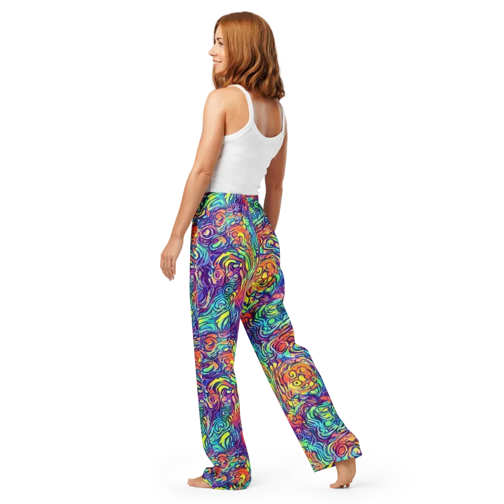 Citrus Voltage on Women's Pajama Pants — Back