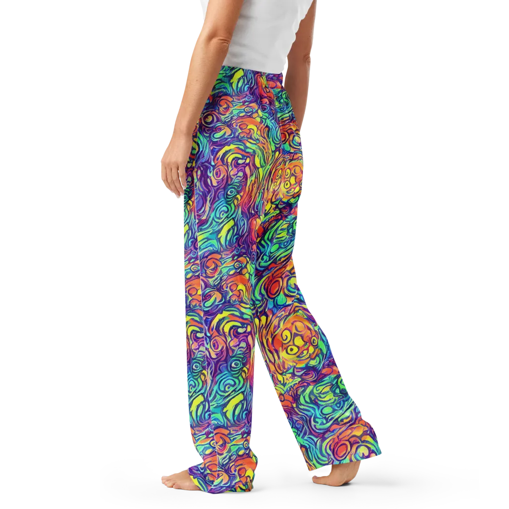 Citrus Voltage on Women's Pajama Pants — Left