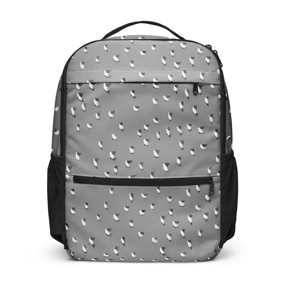 Silver Wings on Utility Backpack — Front