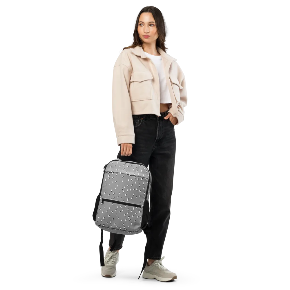 Silver Wings on Utility Backpack — Front