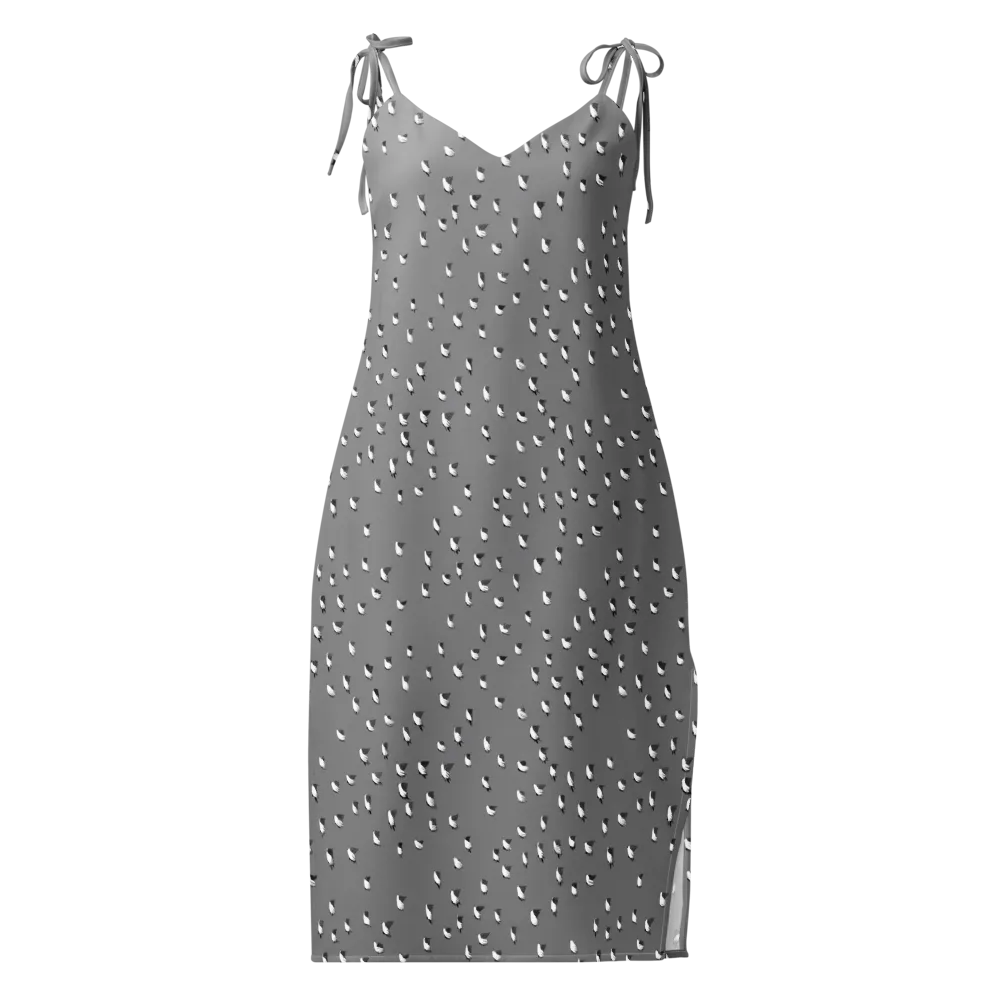 Silver Wings on Slip Dress — Front