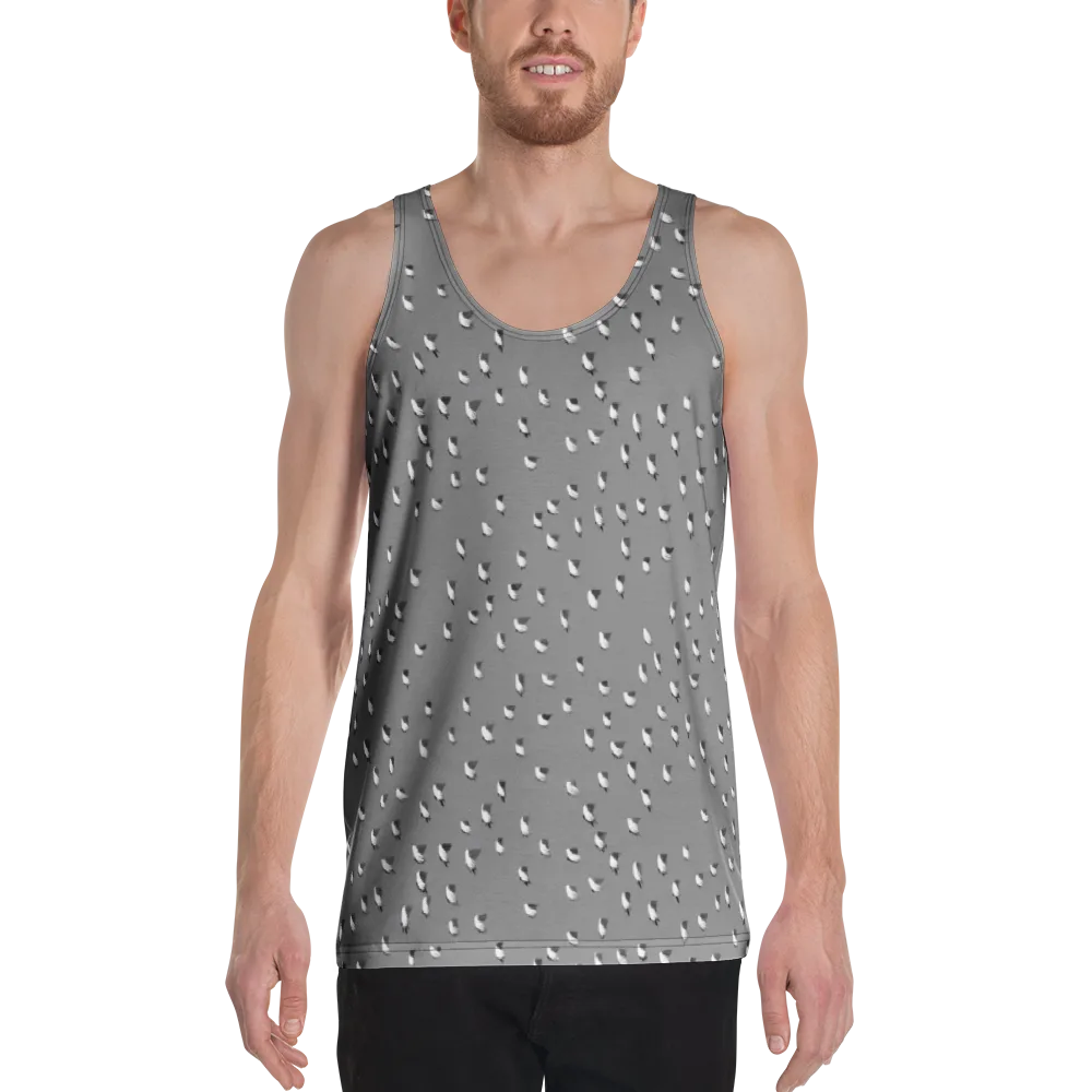 Silver Wings on Men's Tank Top — Front