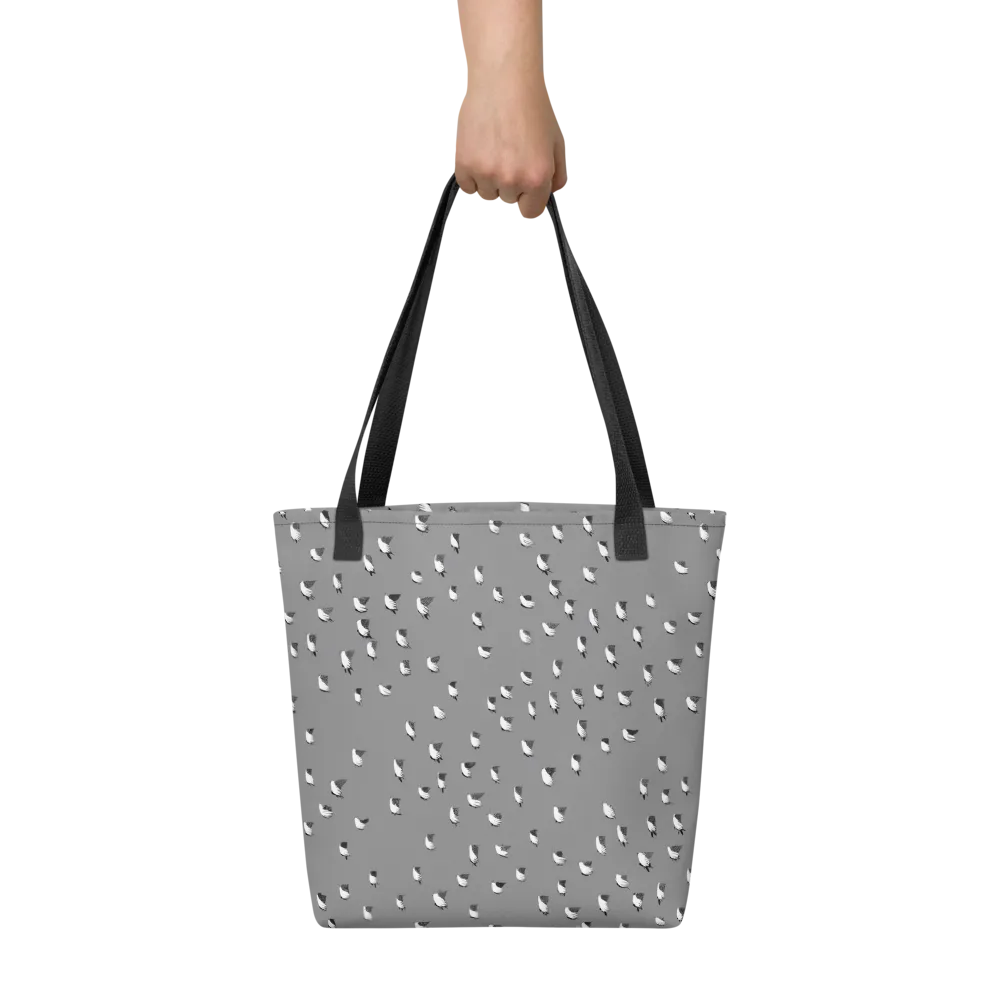 Silver Wings on Tote Bag — Front