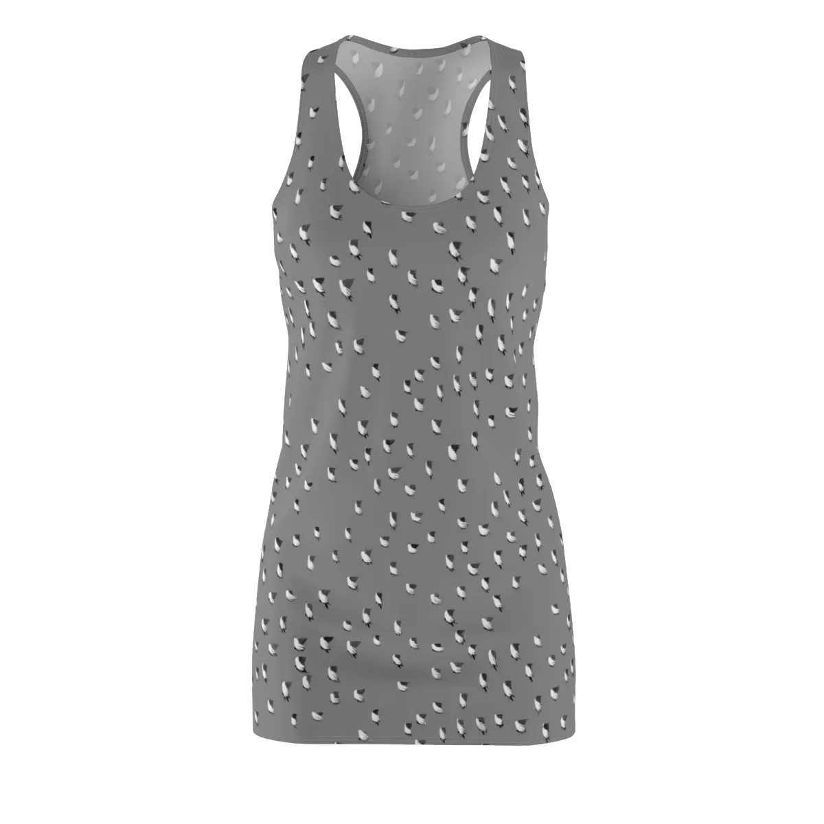 Silver Wings on Racerback Dress — Front