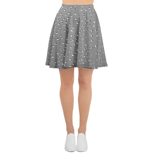 Silver Wings on a Skater Skirt