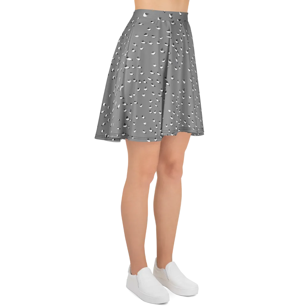 Silver Wings on Skater Skirt — Right