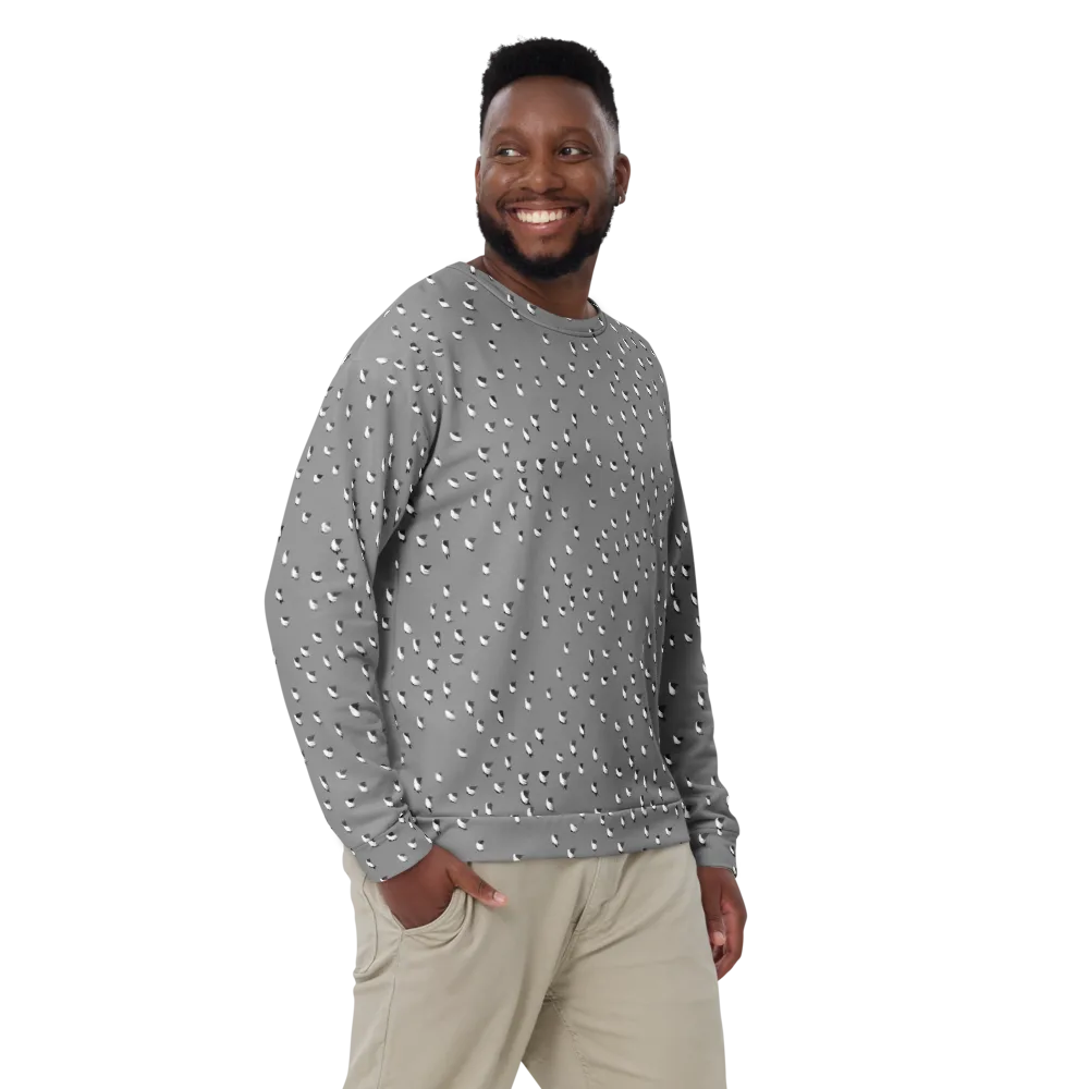 Silver Wings on Sweatshirt — Front