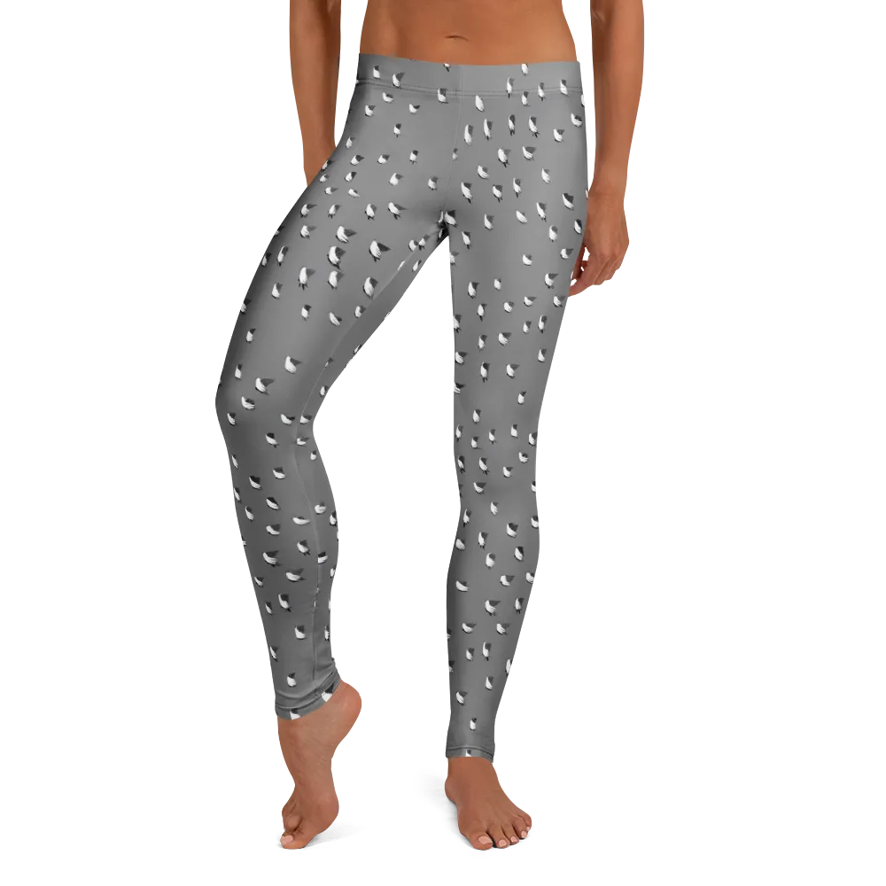 Silver Wings on Leggings — Front